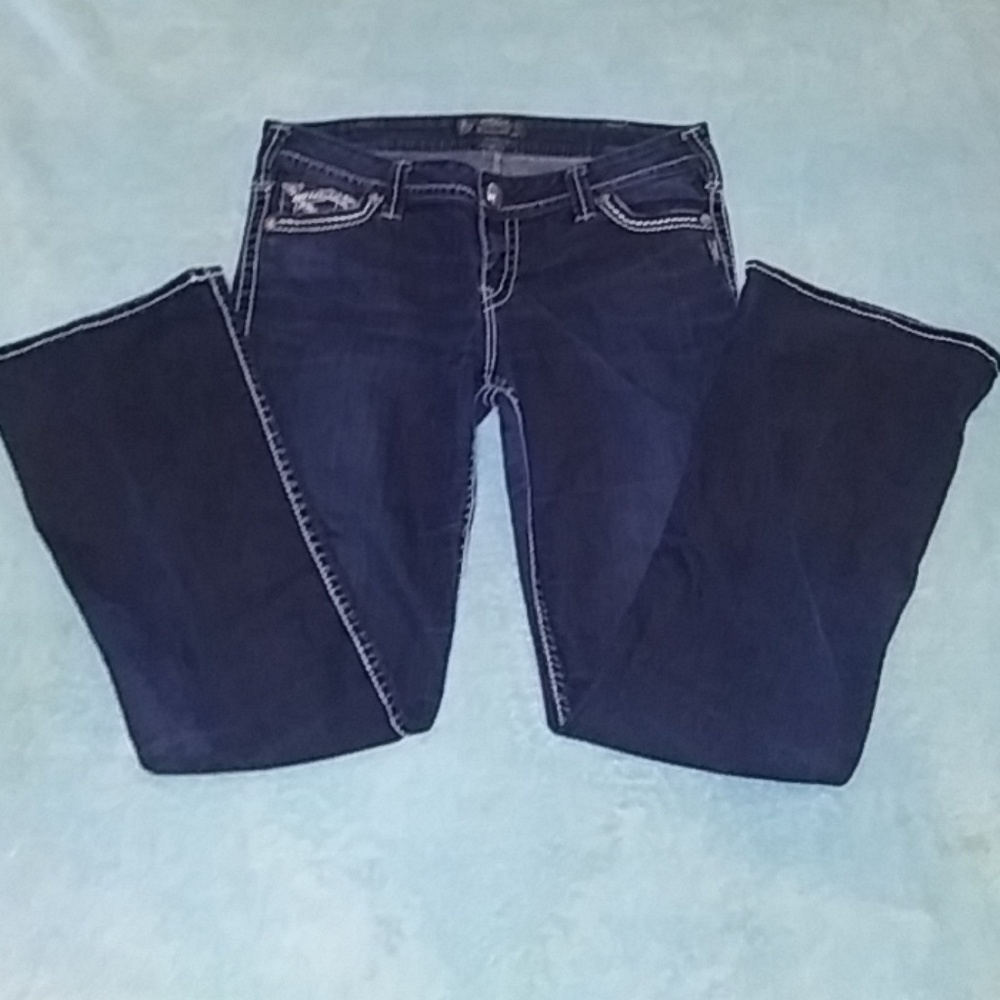 Silver jeans